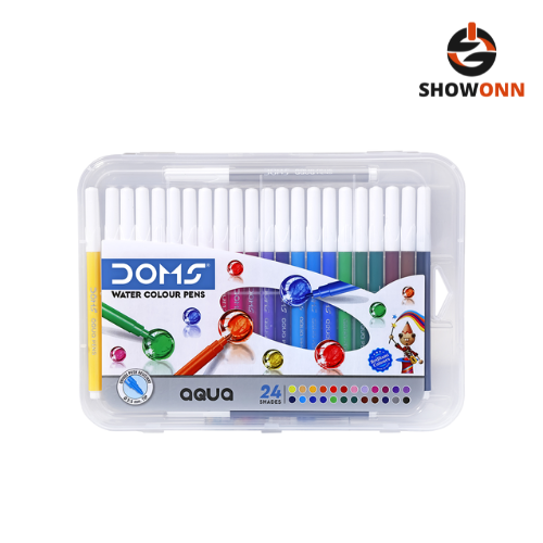 DOMS AQUA WATERCOLOUR PEN 24 SHADES NEW1