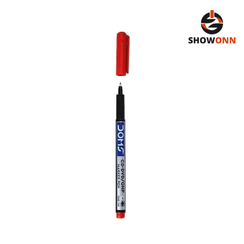 DOMS CD-DVD/OHP MARKER PEN RED