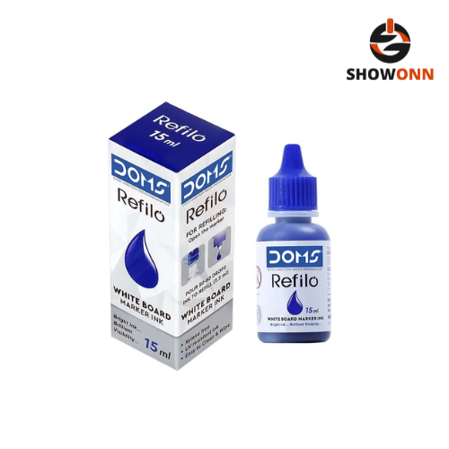DOMS REFILO WHITE BOARD MARKER INK BLUE 15 ML