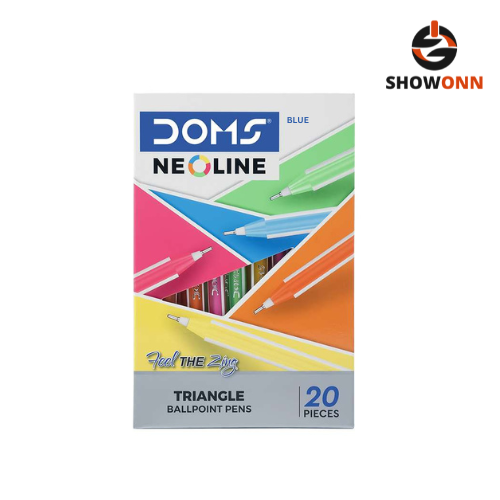 DOMS NEOLINE PEN BLUE 20 PCS BOX