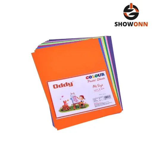 Oddy Double Sided Ruled Pastel Color Sheets CCPDRA4-20